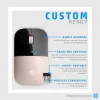 HP Z3700 sininen langaton hiiri, molempikätinen, optinen, RF Wireless, 1200 DPI, sininen