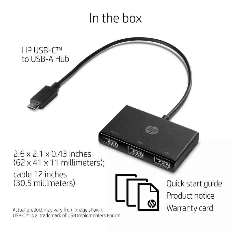 HP USB-C–USB-A-keskitin