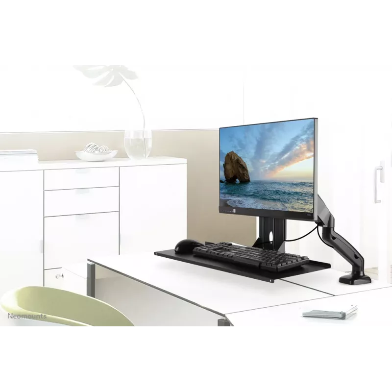 Neomounts KEYB-V200 musta näppäimistö-/hiiritaso VESA-asennus - L 65 cm
