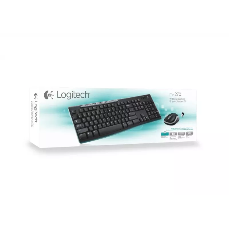 LOGITECH Wireless Desktop Mk270 - Qwerty espanja
