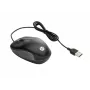 HP USB Travel Mouse, molempikätinen, optinen, USB Type-A, 1000 DPI, musta