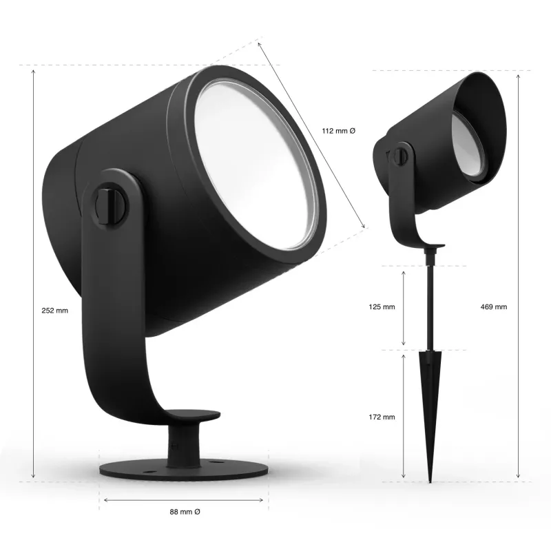 Philips Hue White and Colour Ambience Lily XL ulkovalaisin
