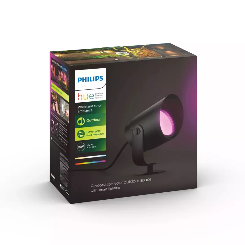 Philips Hue White and Colour Ambience Lily XL ulkovalaisin
