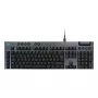 LOGITECH G915 X USB-A johdollinen matalaprofiilinen pelinäppäimistö taktiili musta Azerty Fr