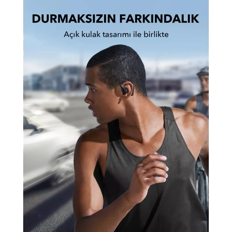 ANKER nappikuulokkeet - Soundcore Aerofit Pro - Dynamic musta