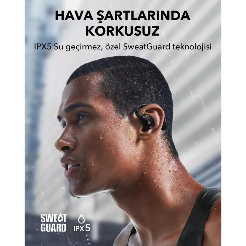 ANKER nappikuulokkeet - Soundcore Aerofit Pro - Dynamic musta