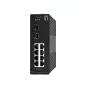 LevelOne Hilbert 10-porttinen teollisuus Gigabit Smart Lite -kytkin, 8x RJ45, 2x SFP