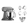 Yleiskone KITCHENAID Artisan 300 W 4,8 L ruostumaton teräskulho hopea