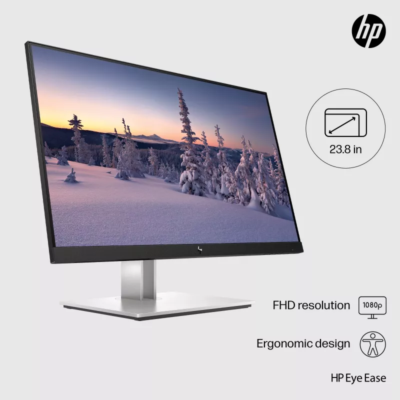 HP E-Series E24 G4 FHD -näyttö, 60,5 cm (23,8