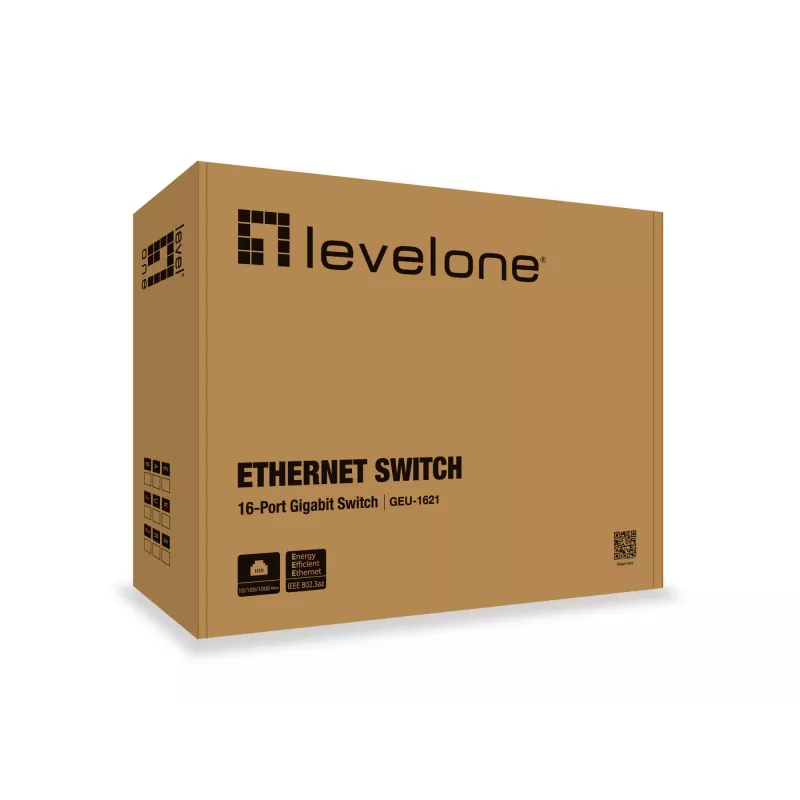 LevelOne 16-porttinen gigabittikytkin