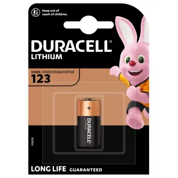 Duracell 123106 kotitalousparisto kertakäyttöparisto CR123A litium