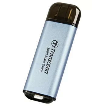 TRANSCEND Esd300c – 1 TB kannettava SSD – USB Type-C – 3D-NAND-Flash – taivaansininen