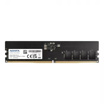 ADATA - DDR5 - moduuli - 16 GB - DIMM 288-PIN - 4800 MHz / PC5-38400 - CL40 - 1.1 V - puskuroimaton - on-die ECC - musta