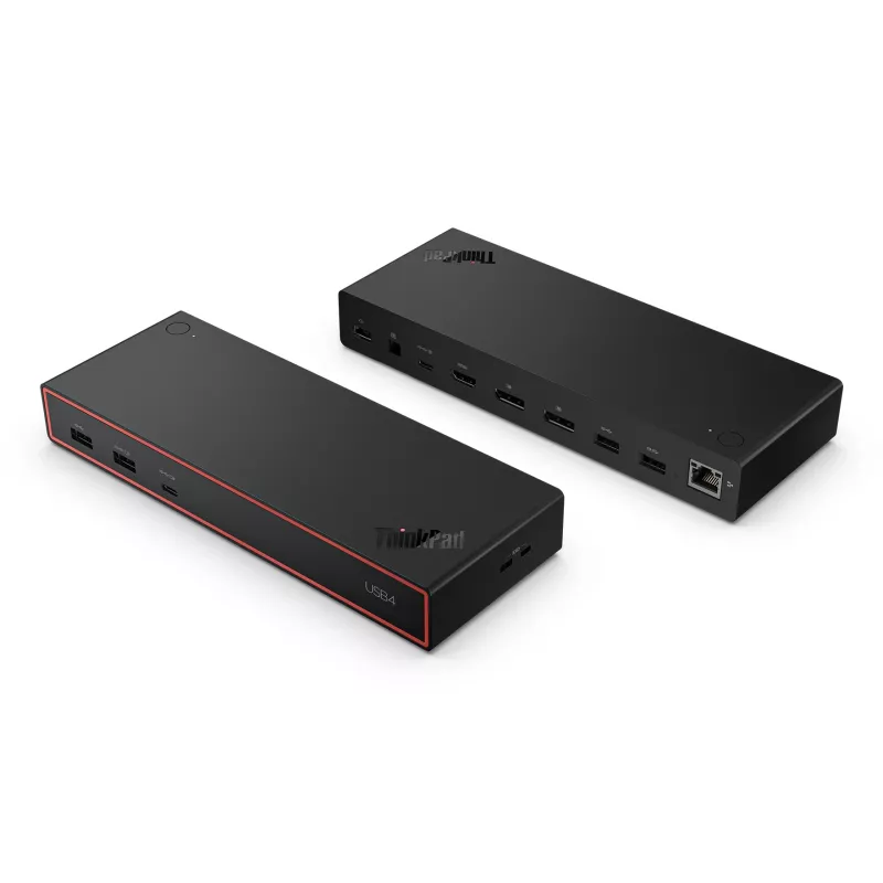 Lenovo ThinkPad USB4 Dock 5000 langallinen Thunderbolt 4 musta