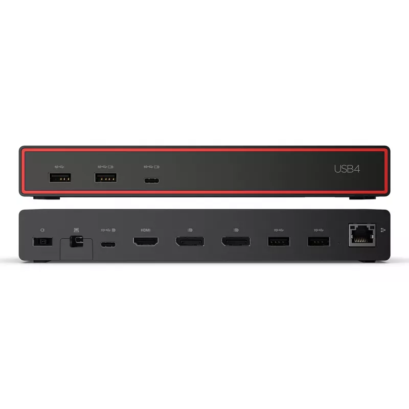 Lenovo ThinkPad USB4 Dock 5000 langallinen Thunderbolt 4 musta