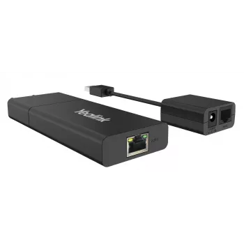 Yealink USB2CAT5E-EXT verkkolähetin ja -vastaanotin musta