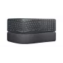 LOGITECH Ergo K860 - langaton jaettu näppäimistö Business Graphite Qwerty US Int'l