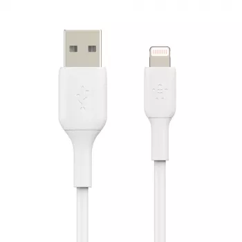 BELKIN Lightning - USB-A-kaapeli 1 m valkoinen