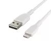 BELKIN Lightning - USB-A-kaapeli 1 m valkoinen