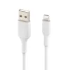 BELKIN Lightning - USB-A-kaapeli 1 m valkoinen
