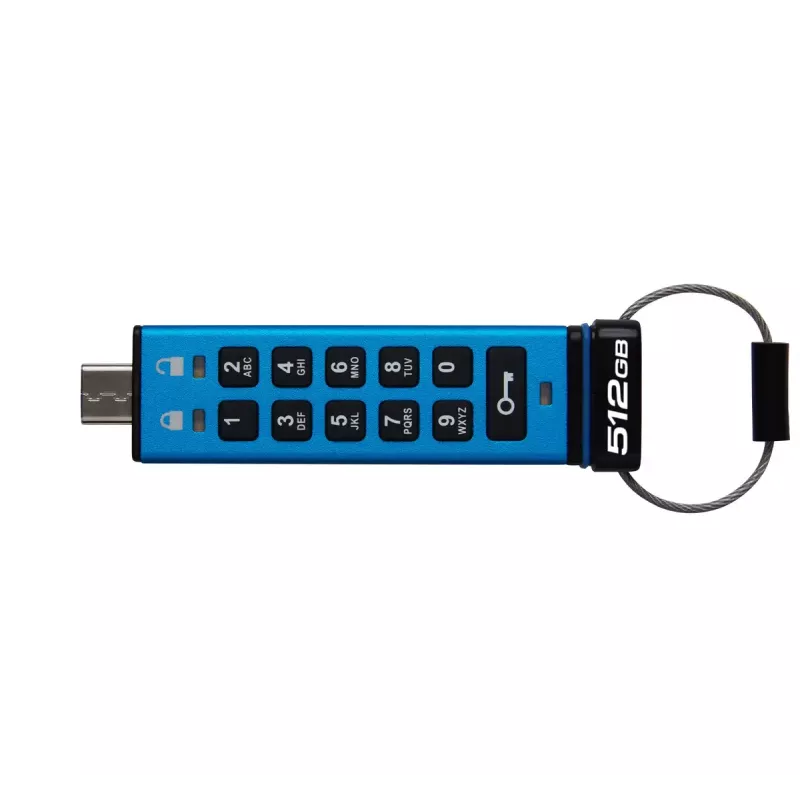 MUISTITIKKU 512GB Kingston IronKey Keypad 200C AES-256 USB-C retail