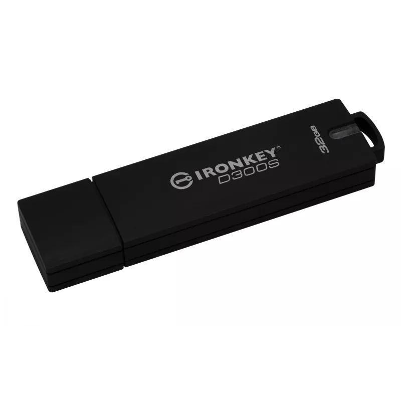 Kingston IronKey D500S 32 Gt USB-muistitikku, FIPS 140-3 Level 3, AES-256