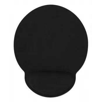 Manhattan rannetuki geelitäytteellä ja hiirimatto, musta, 241 × 203 × 40 mm, liukumaton alusta, elinikäinen takuu, vähittäismyyntipakkaus