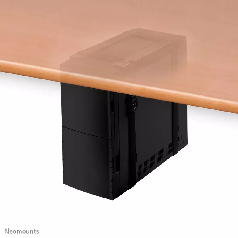 Neomounts CPU-D025BLACK CPU-teline - max 20 kg - universaali, pöytään kiinnitettävä CPU-teline, 20 kg, musta, teräs, Taiwan, 700 mm
