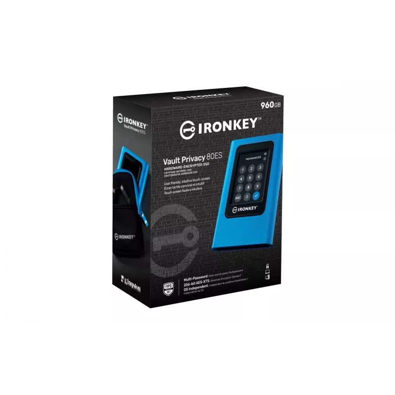 Kingston Technology IronKey 960GB Vault Privacy 80 XTS-AES 256-bit salattu ulkoinen SSD