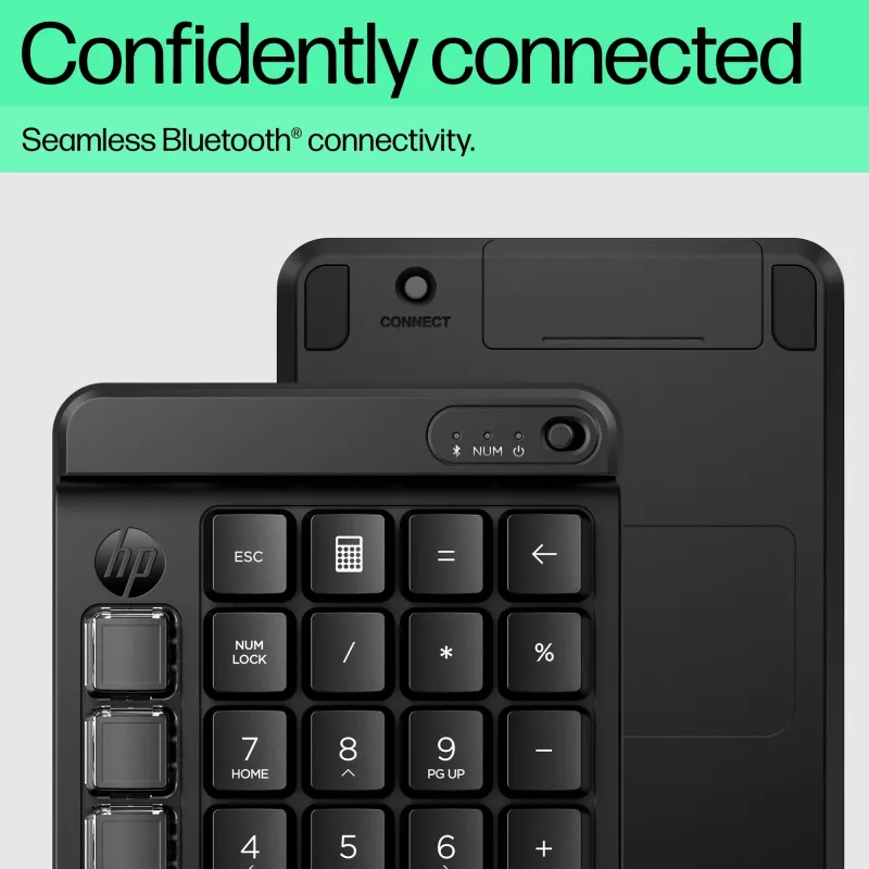 HP 435 ohjelmoitava langaton näppäimistö, Bluetooth, musta