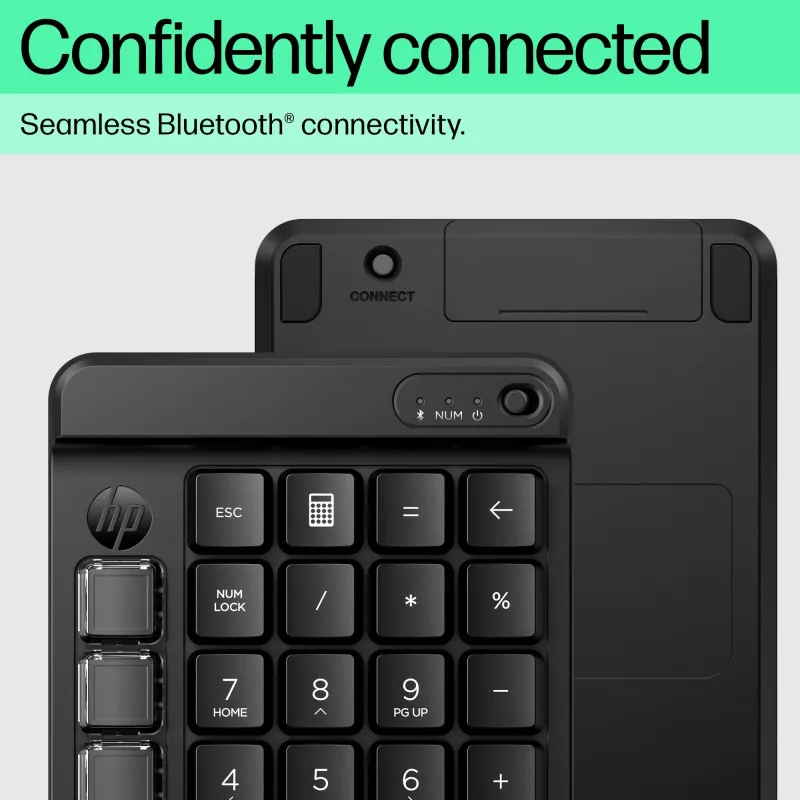 HP 435 ohjelmoitava langaton näppäimistö, Bluetooth, musta