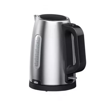 Braun PurShine WK102AI-WK1500BK vedenkeitin 1,7 L 2200 W musta, ruostumaton teräs
