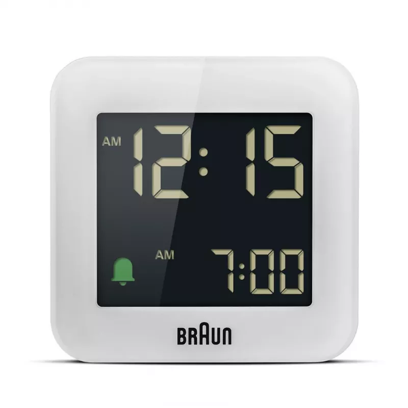 Braun BC08 digitaalinen herätyskello valkoinen