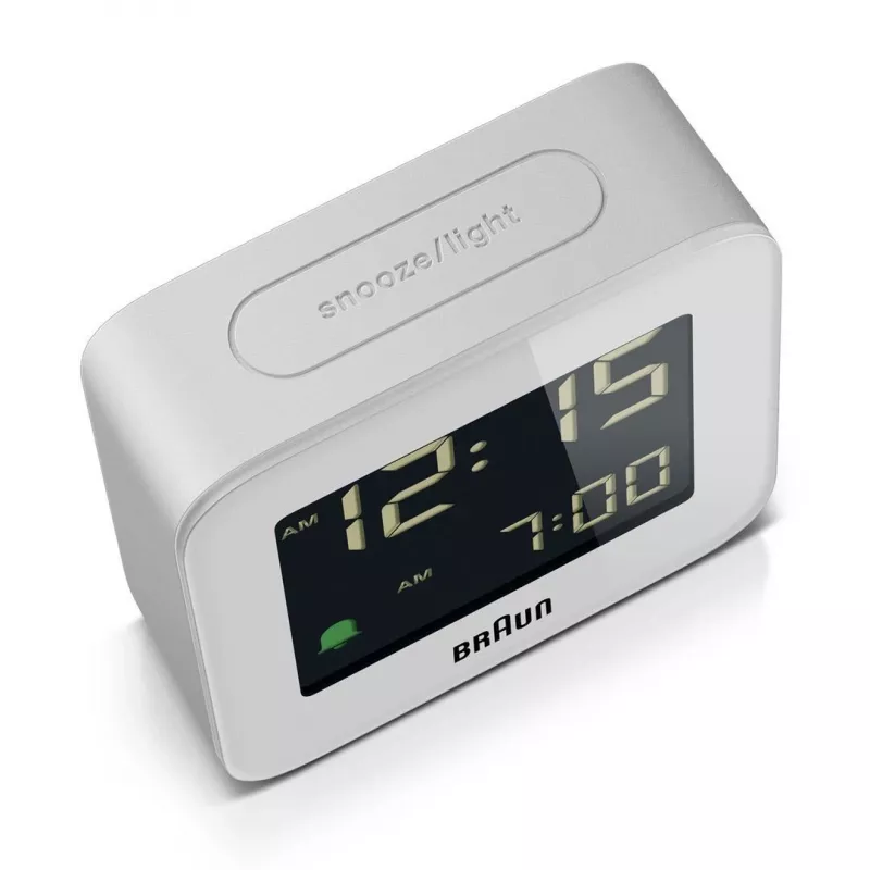 Braun BC08 digitaalinen herätyskello valkoinen