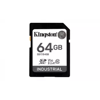 Kingston Technology 64 GB SDXC teollisuusflash-muisti UHS-I pSLC