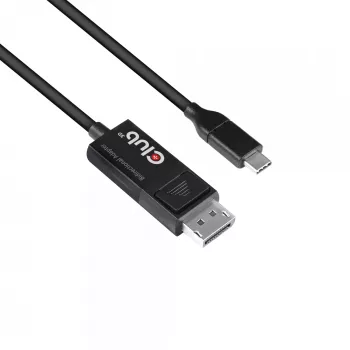 CLUB3D USB Type-C -kaapeli DP 1.4 8K60Hz M/M 1,8m/5,9ft