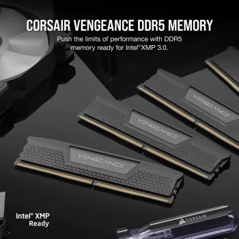 CORSAIR keskusmuisti 32GB (2x16GB) DDR5 DRAM 7200MT/s CL34 muistisarja Vengeance - musta