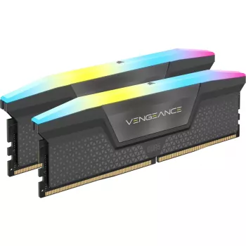 DIMM 64 GB DDR5-6000 (2x 32 GB) dual-kit, keskusmuisti harmaa, CMH64GX5M2B6000Z30, Vengeance RGB, INTEL XMP, AMD EXPO