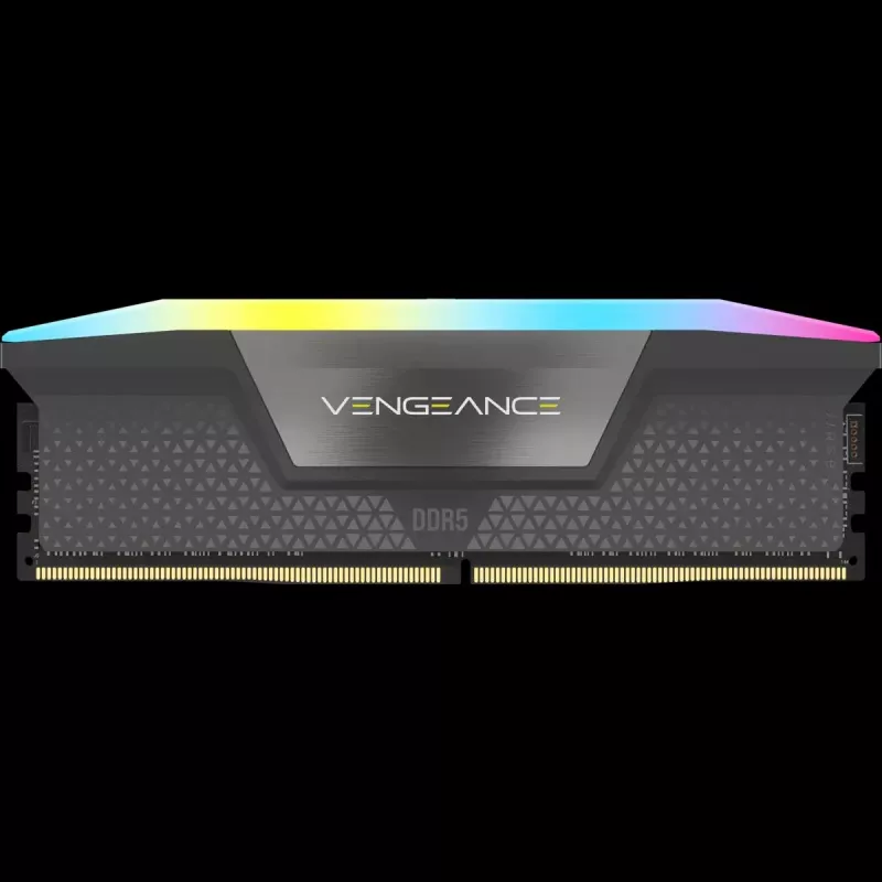 Corsair Vengeance RGB, DDR5-5200, CL40, AMD EXPO - 32 GB dual-kit, harmaa