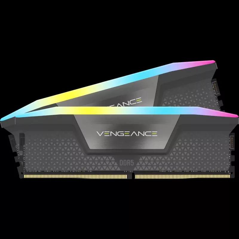 Corsair Vengeance RGB, DDR5-5200, CL40, AMD EXPO - 32 GB dual-kit, harmaa