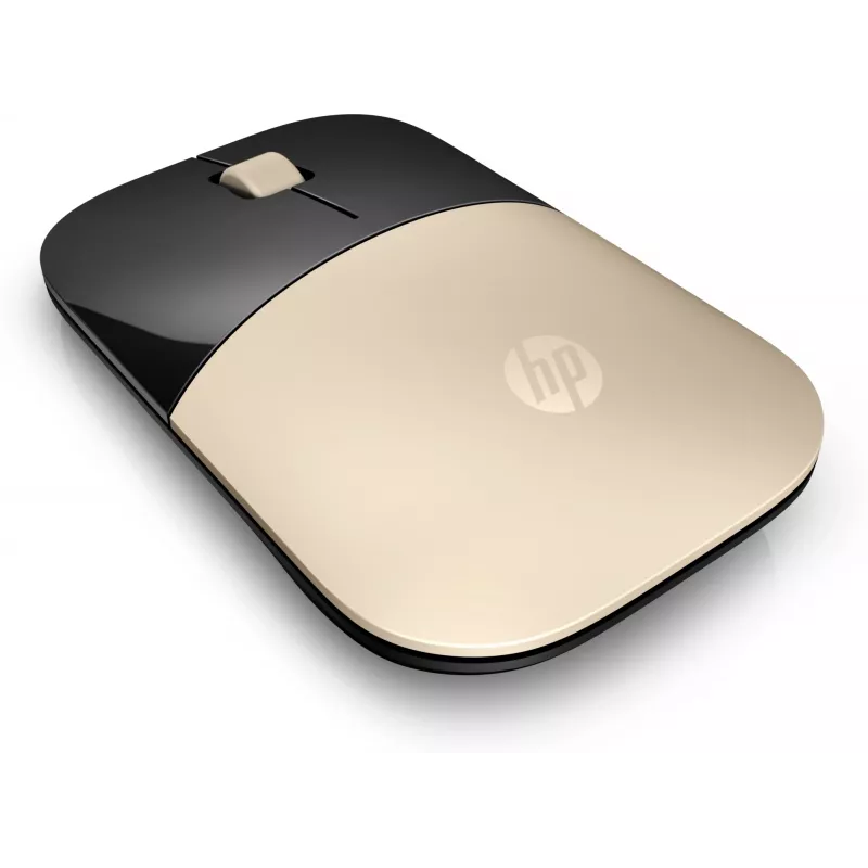 HP Z3700 Gold langaton hiiri, molempikätinen, optinen, RF Wireless, 1200 DPI, kulta