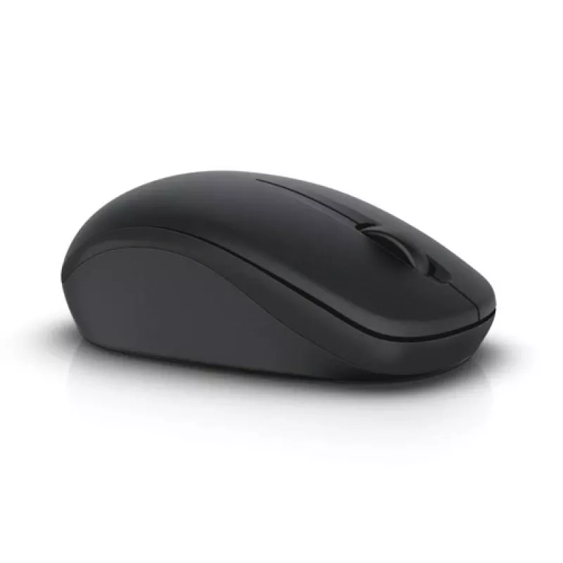 DELL musta langaton hiiri WM126, molempikätinen, optinen, RF Wireless, 1000 DPI, musta