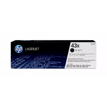 HP 43X High Yield musta alkuperäinen LaserJet-värikasetti, 30 000 sivua, musta, 1 kpl