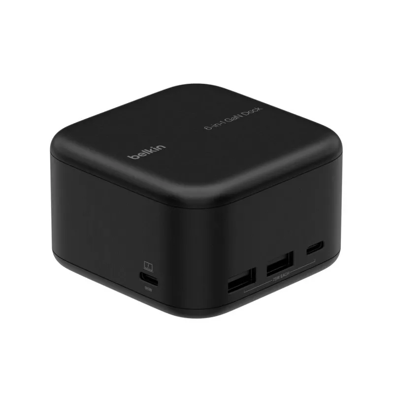 BELKIN USB-C 6-in-1 Core GaN -telakka musta