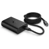 HP 600Q7AA 65 W GaN USB-C kannettavan laturi, 2 × USB-C, 20 V, musta