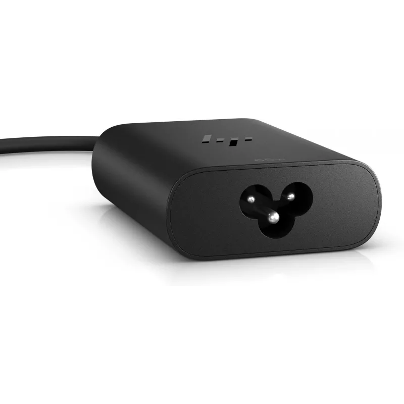 HP 600Q7AA 65 W GaN USB-C kannettavan laturi, 2 × USB-C, 20 V, musta