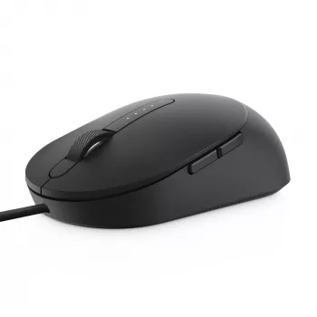 DELL Pro Wired Mouse - MS3220 - musta, molempikätinen, laser, USB Type-A, 3200 DPI, 2 ms, musta