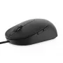 DELL Pro Wired Mouse - MS3220 - musta, molempikätinen, laser, USB Type-A, 3200 DPI, 2 ms, musta