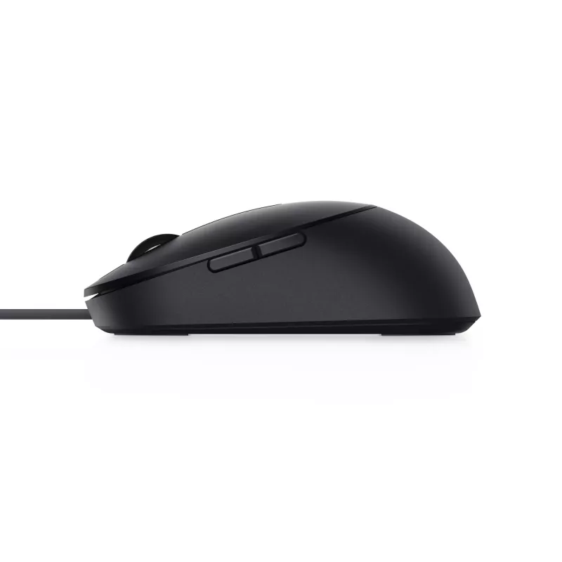 DELL Pro Wired Mouse - MS3220 - musta, molempikätinen, laser, USB Type-A, 3200 DPI, 2 ms, musta