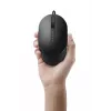 DELL Pro Wired Mouse - MS3220 - musta, molempikätinen, laser, USB Type-A, 3200 DPI, 2 ms, musta